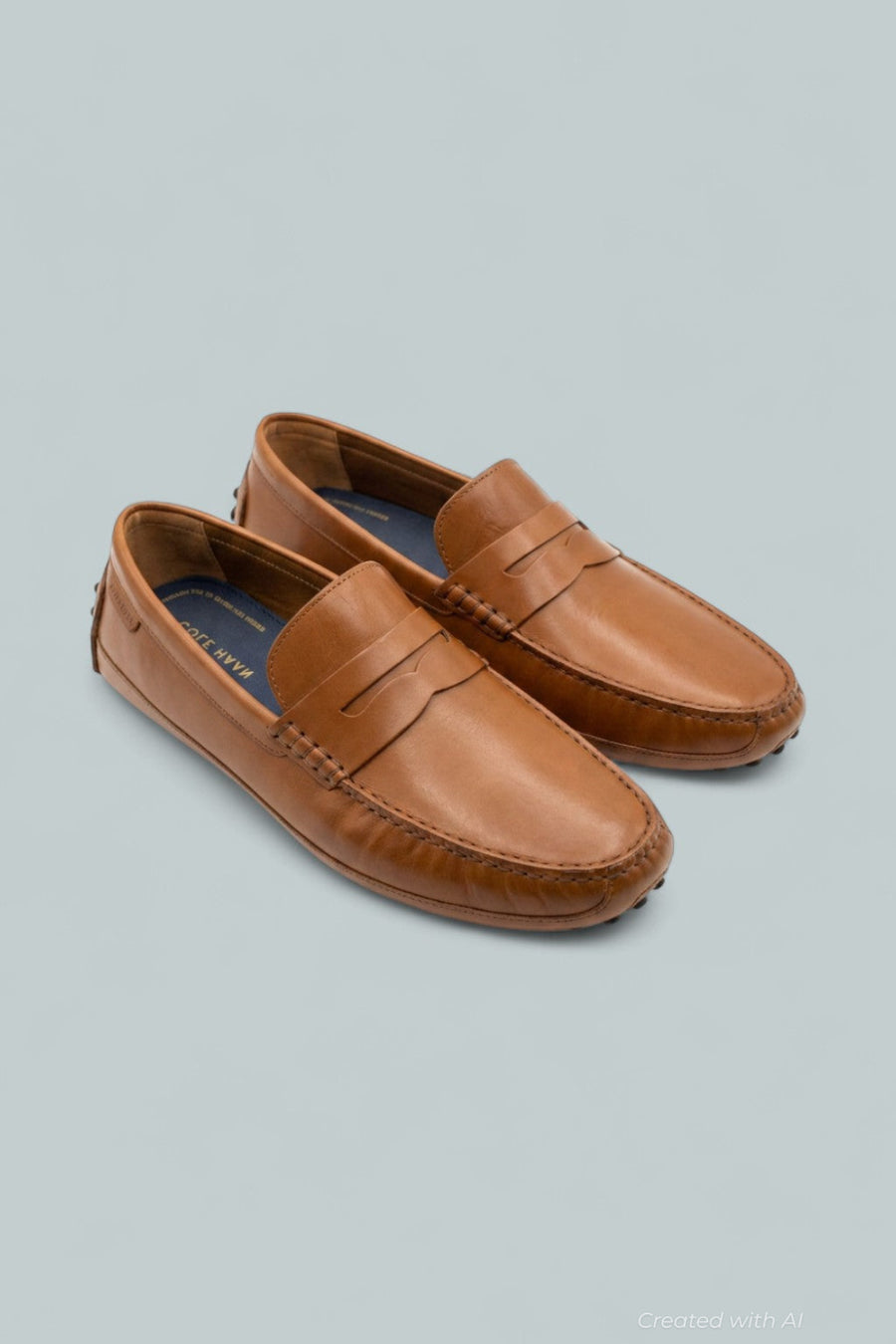 Davies Grand Slip On Driving Loafers - Brtsh Tan - 11 - Loafers