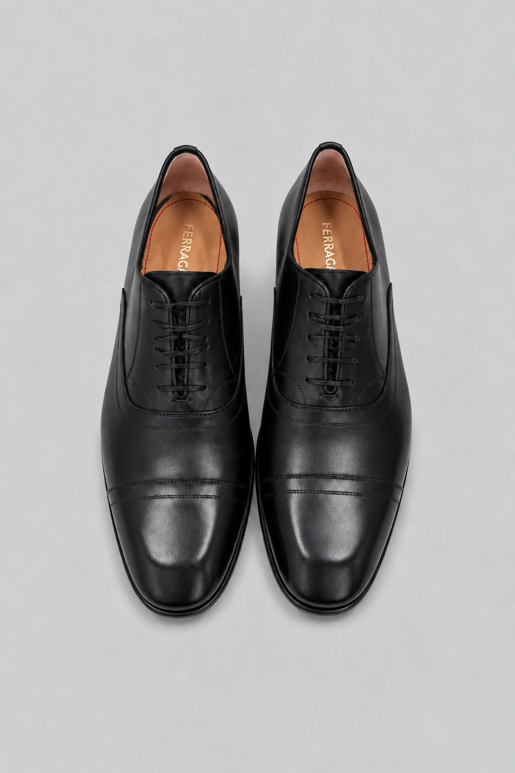 Men's Cortez Leather Cap Toe Oxfords - Nero