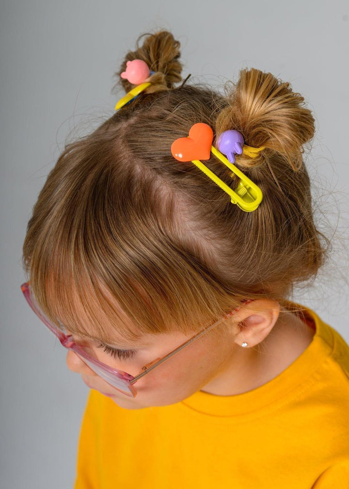 Playful Hair Clips (Set of 5)