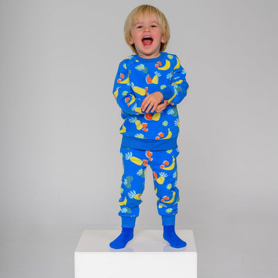 Fruits Party Sweatshirt - Blue