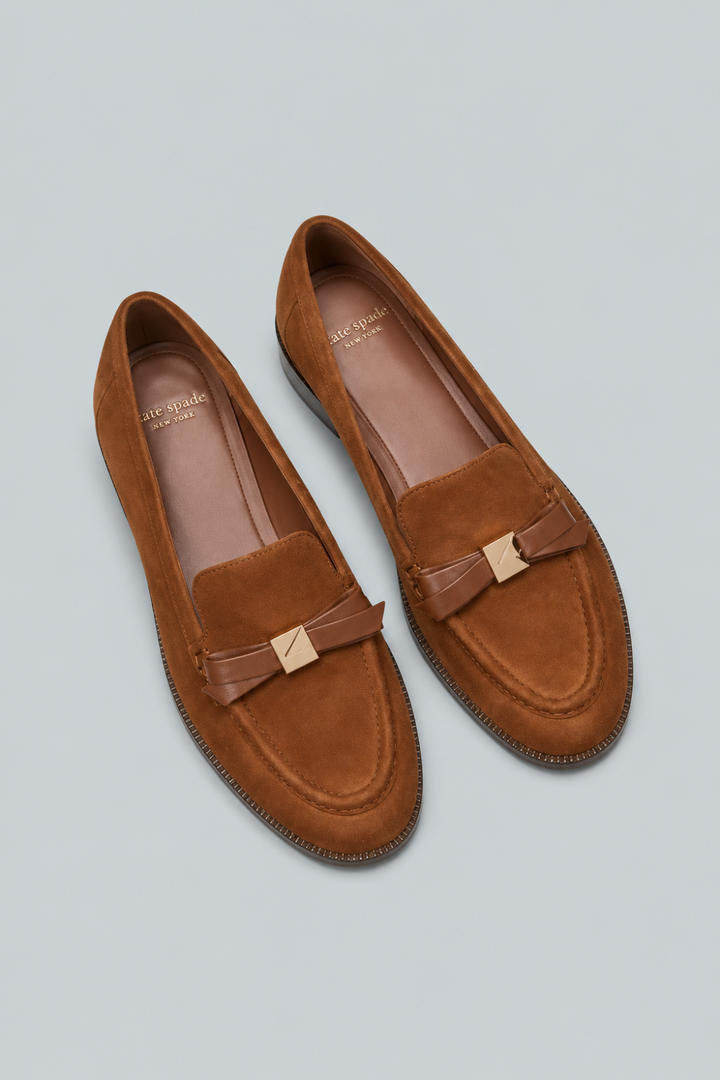 Deco Bow Loafer - Hot Chocolate/Brown - Loafers