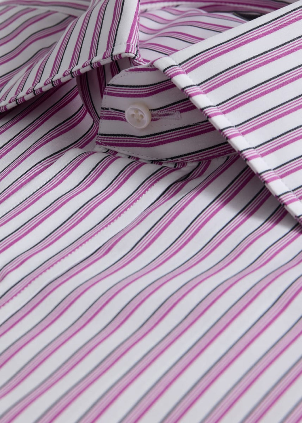 Deco Stripe Dress Shirt - Plum - Dress Shirt