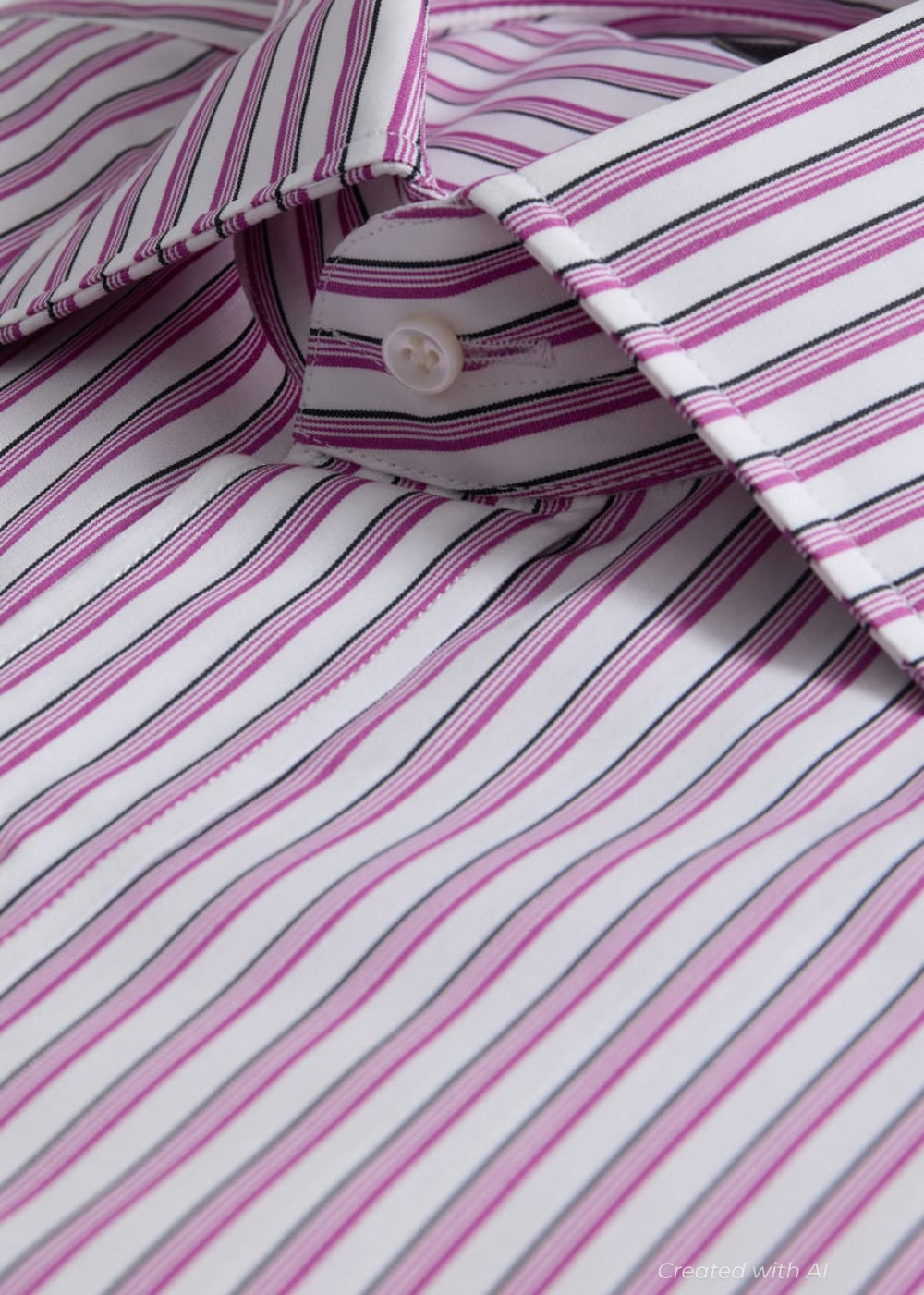 Deco Stripe Dress Shirt - Plum - Dress Shirt