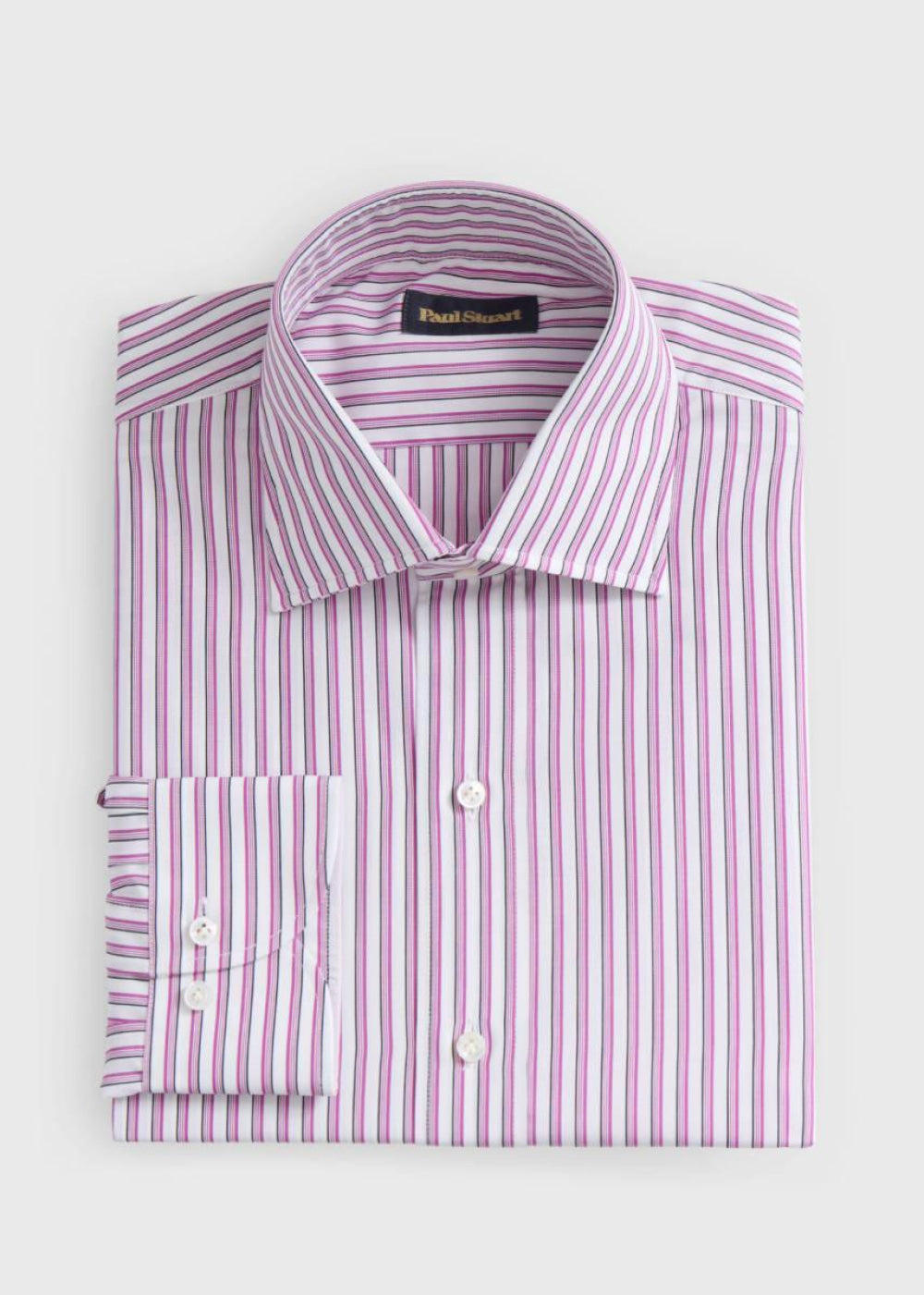 Deco Stripe Dress Shirt - Plum - Dress Shirt