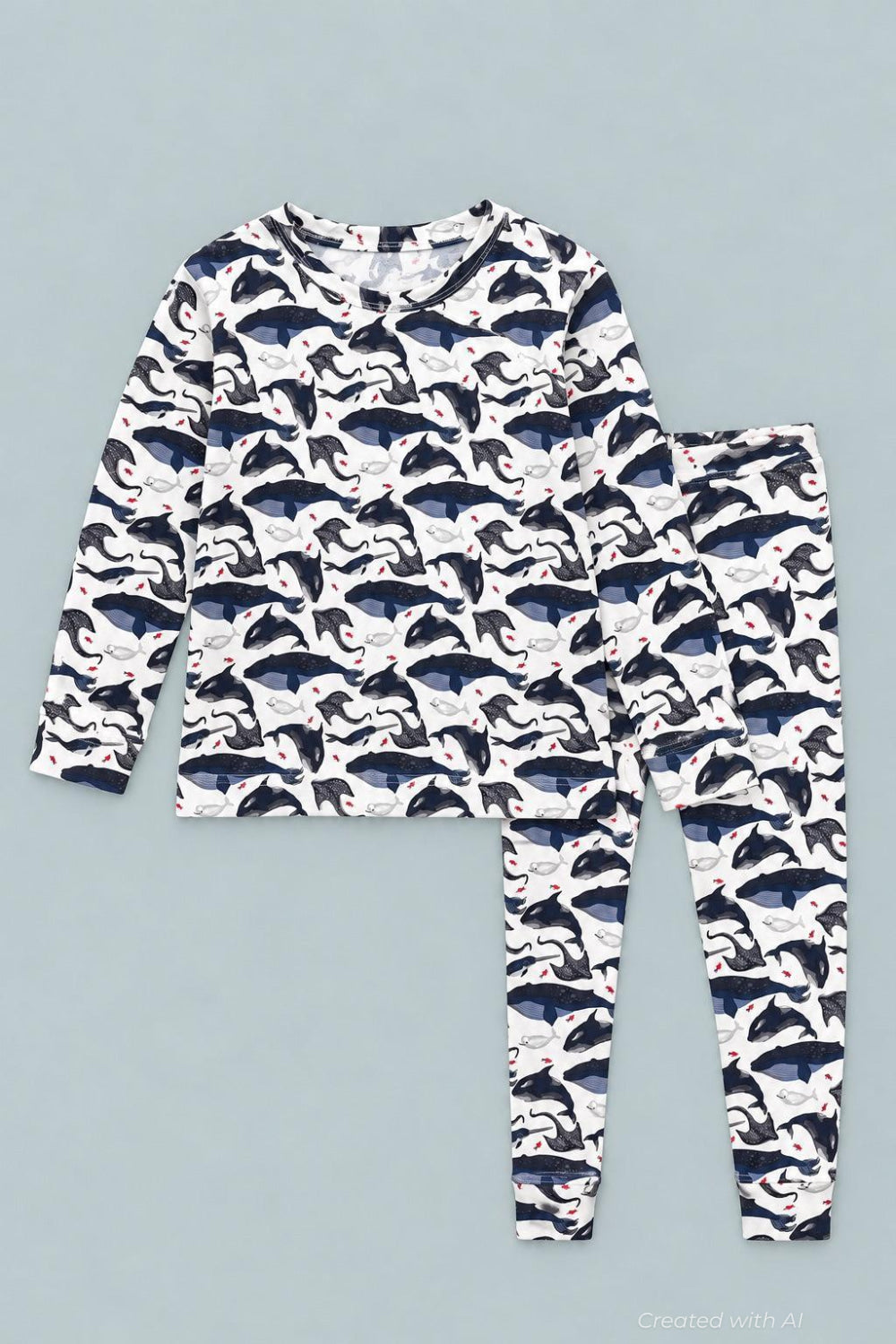 Deep Sea Creatures Whale Big Kid Pajama - A Whale Of A Tale - Pajamas