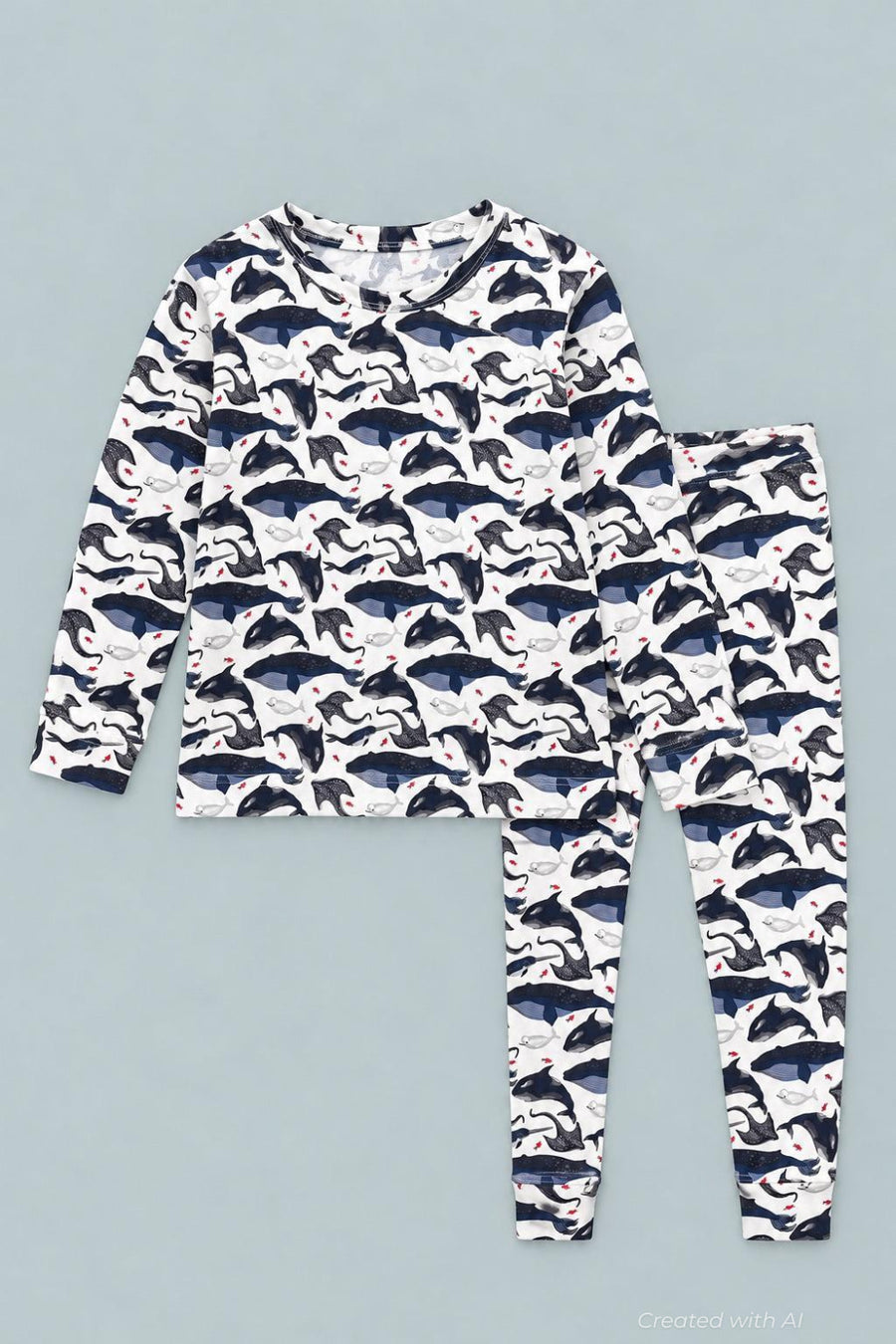 Deep Sea Creatures Whale Big Kid Pajama - A Whale Of A Tale - Pajamas