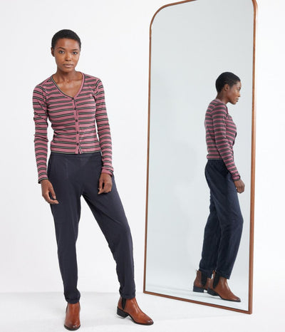 Delaney Top - Dark Mauve - Shirt