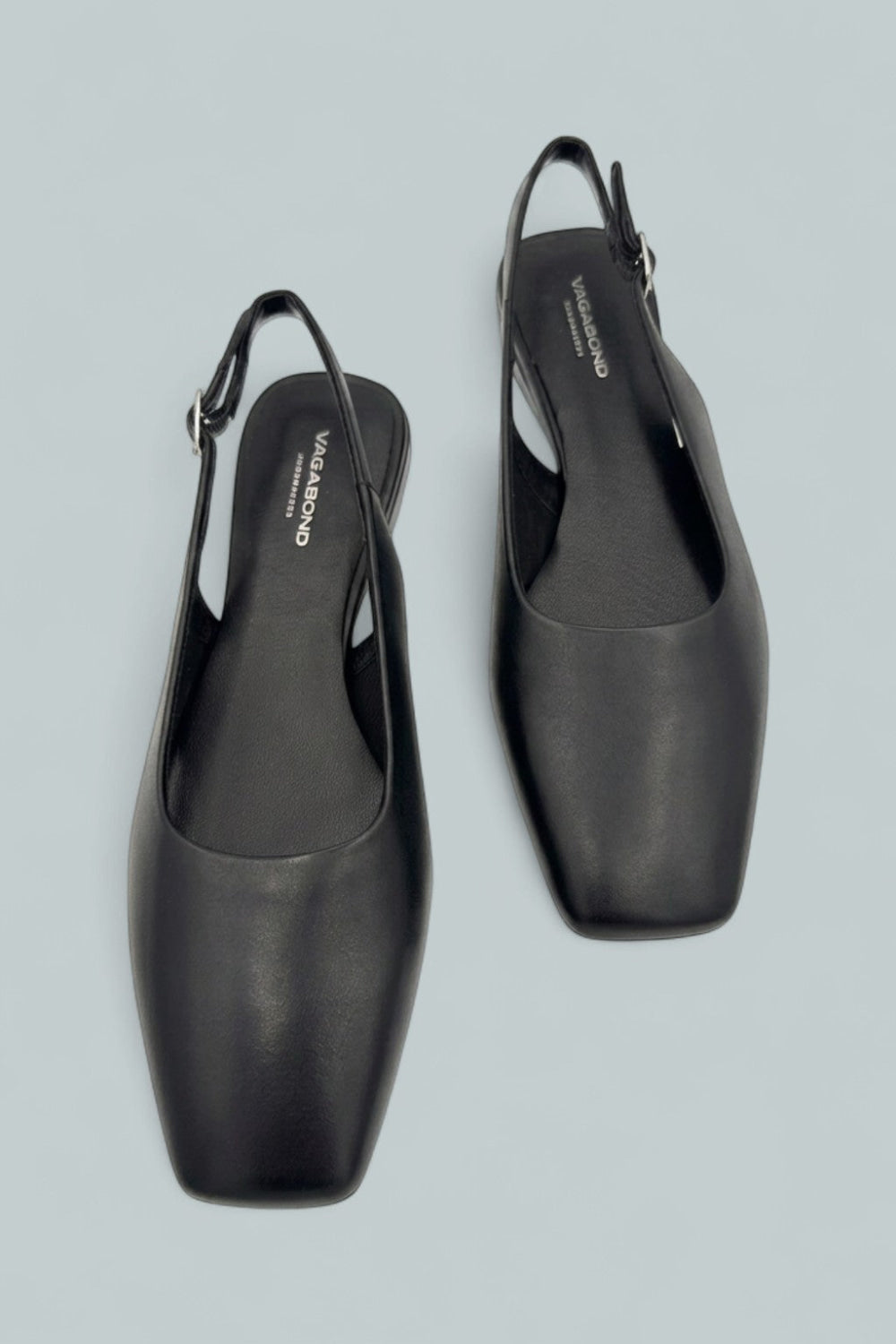 Delia Slingback Flats - Black - EU 37 / US 7 - Pumps