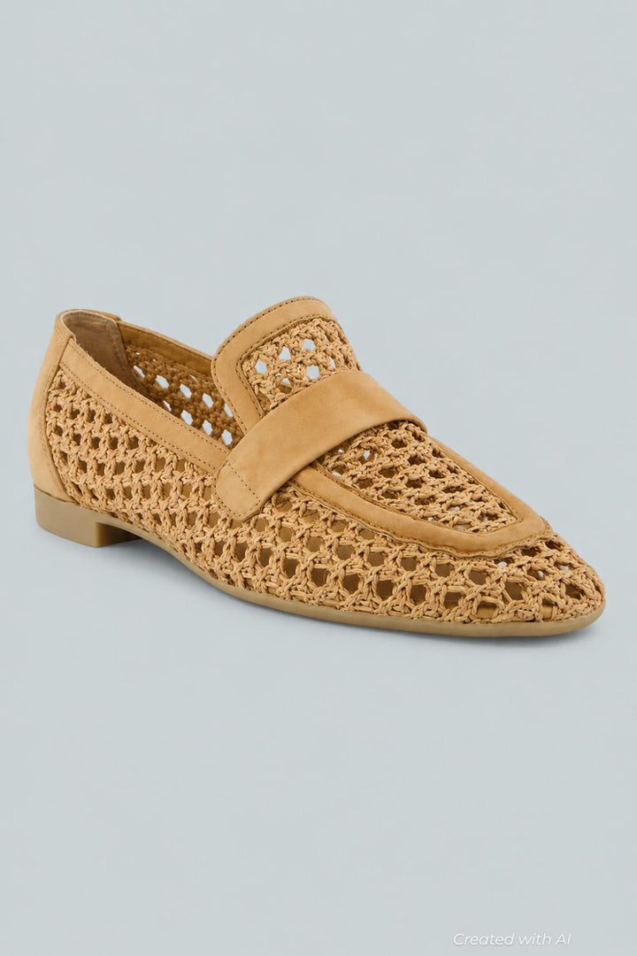 Delta Loafers Womens Shoes - Sisal Nubuk - Loafers
