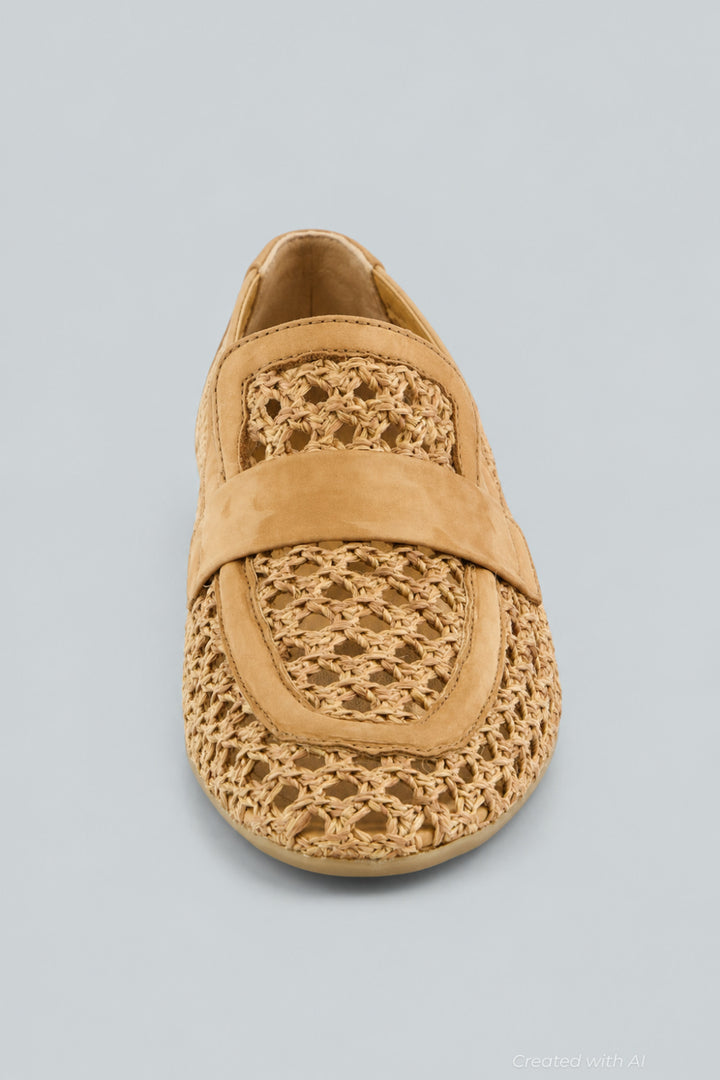 Delta Loafers Womens Shoes - Sisal Nubuk - Loafers