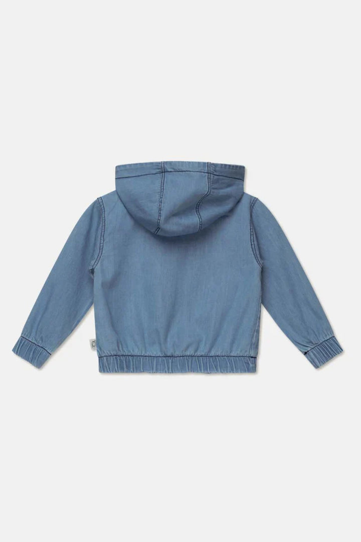 Denim baby hooded jacket - Denim - 6M - Jacket