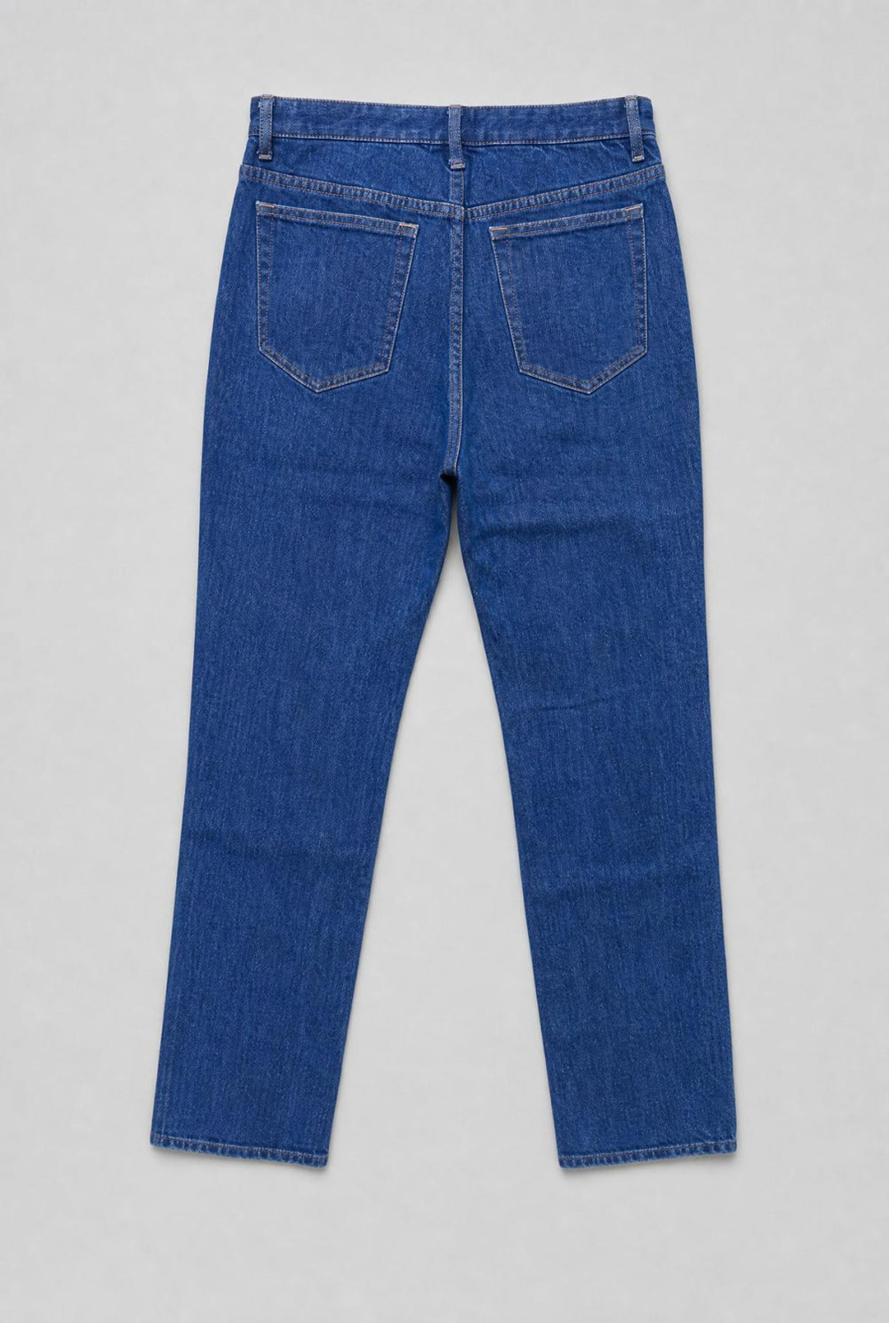 Denim Pants With Slit - Indigo - Jeans