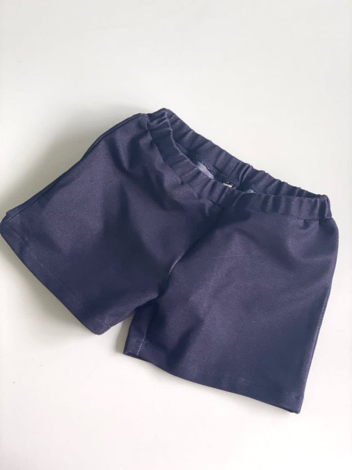 Denim Shorts - Dark Blue - Denim Short