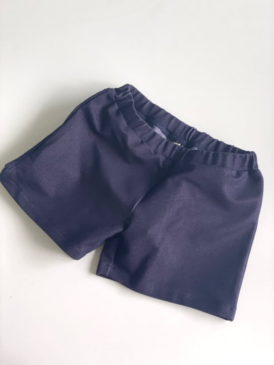 Denim Shorts - Dark Blue - Denim Short