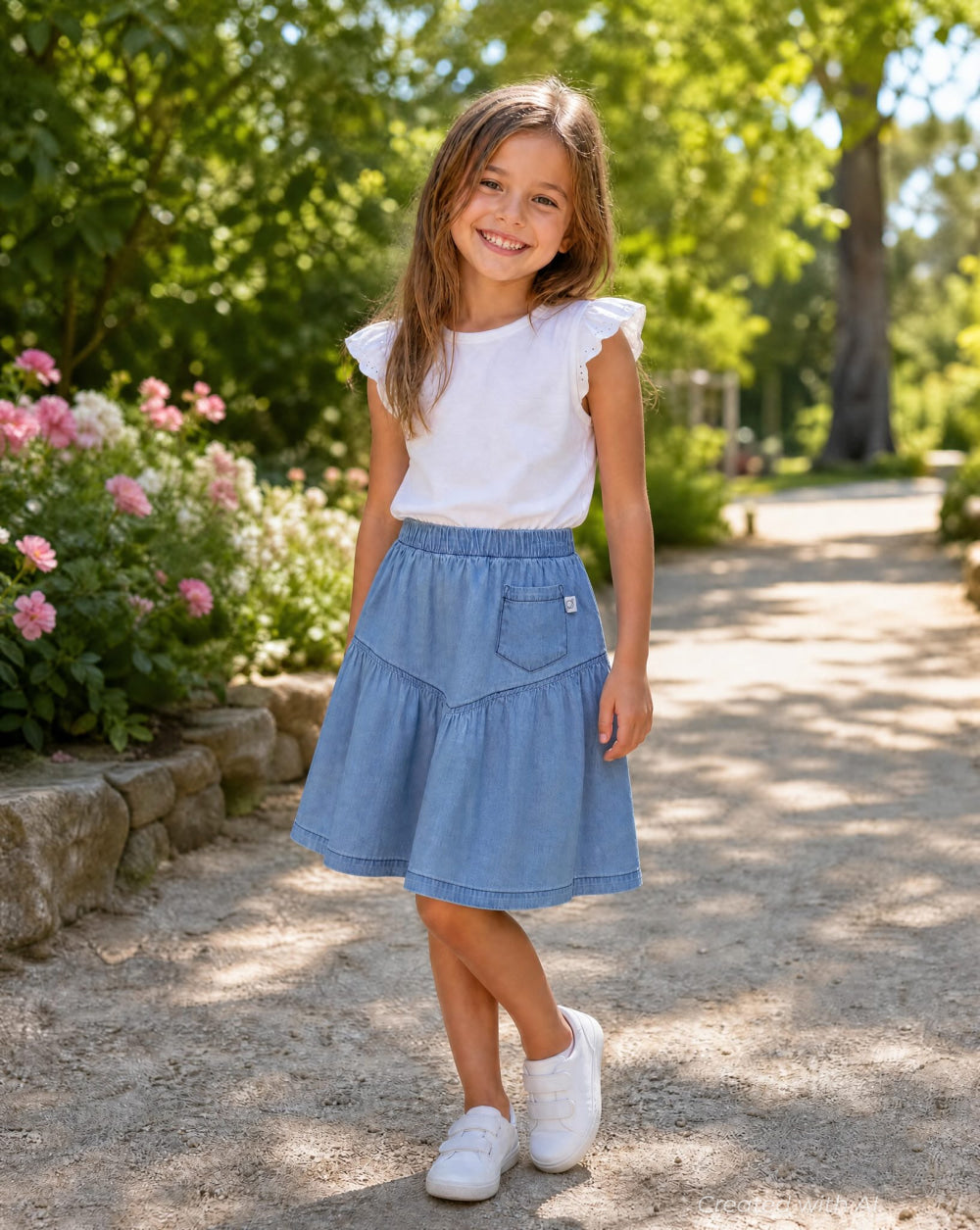 Denim skirt - Denim - Denim Skirt