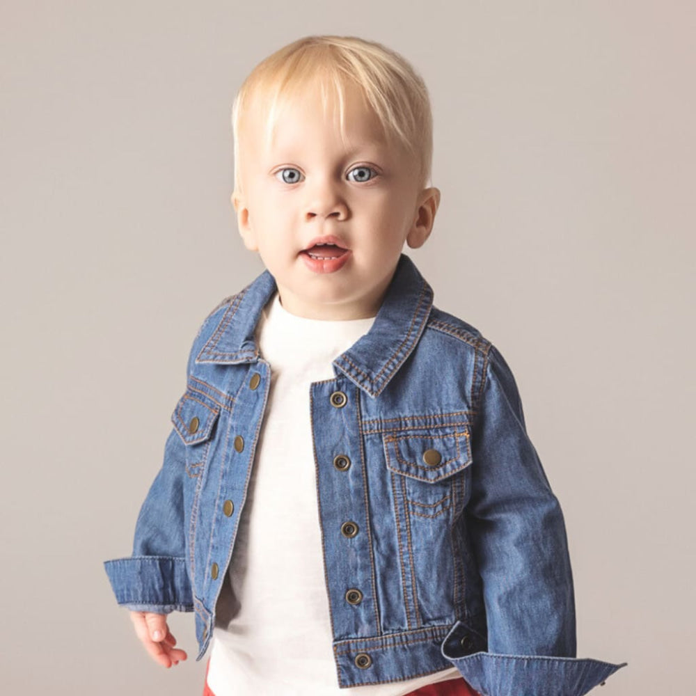 Denim Trucker Jacket - Rock Star - Jacket