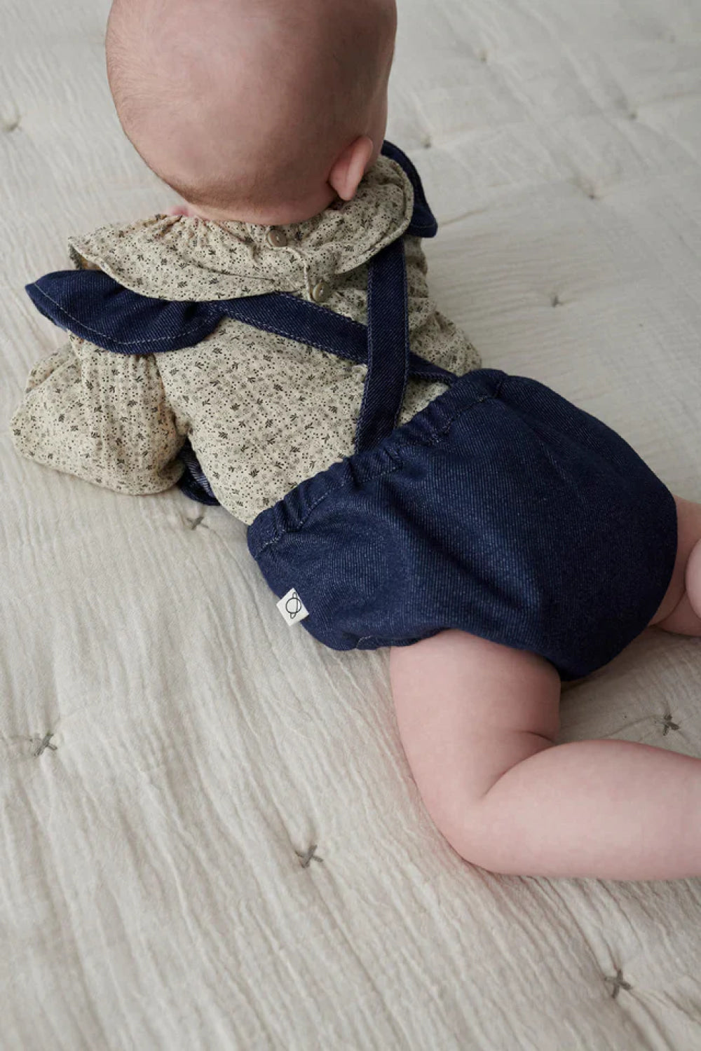 Denim twill baby bloomers - Unique - 6M - Bloomer