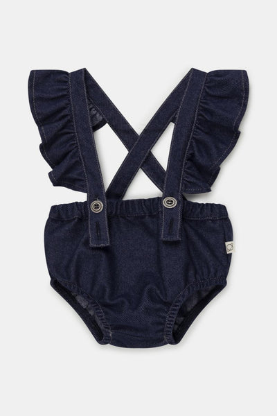 Denim twill baby bloomers - Unique - 6M - Bloomer