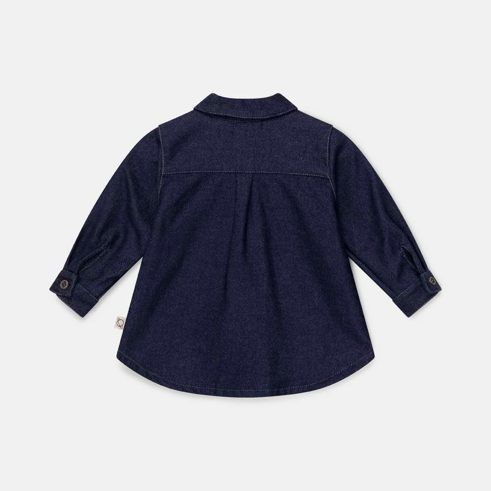 Denim Twill Baby Dress - Unique - 6M - Dresses