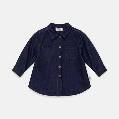 Denim Twill Baby Dress - Unique - 6M - Dresses