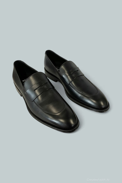 Derrek Penny Loafer - Black - 10.5 - Loafers