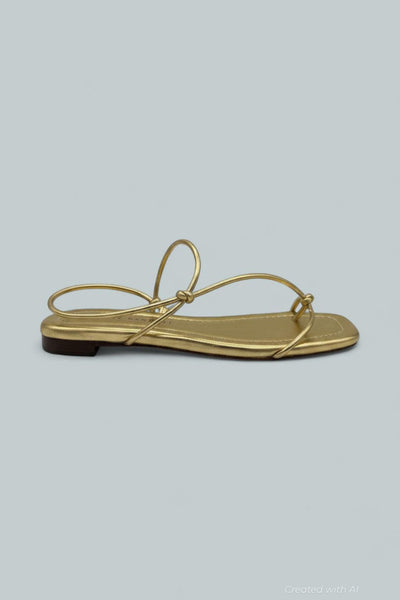 Devon Slingback Sandals - Gold - Sandals