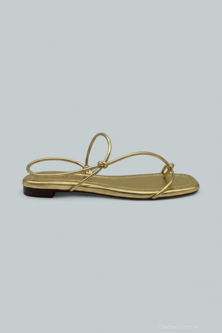 Devon Slingback Sandals - Gold - Sandals