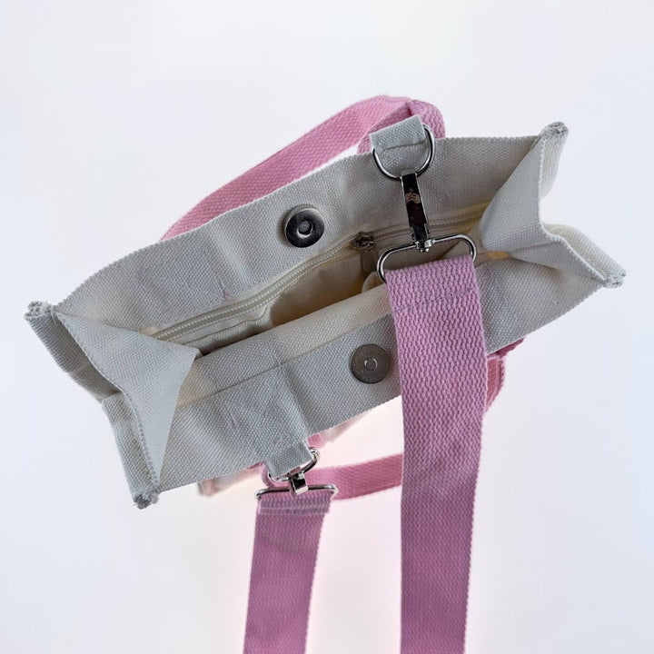 Kids Canvas Tote Bag with Detachable Shoulder Strap