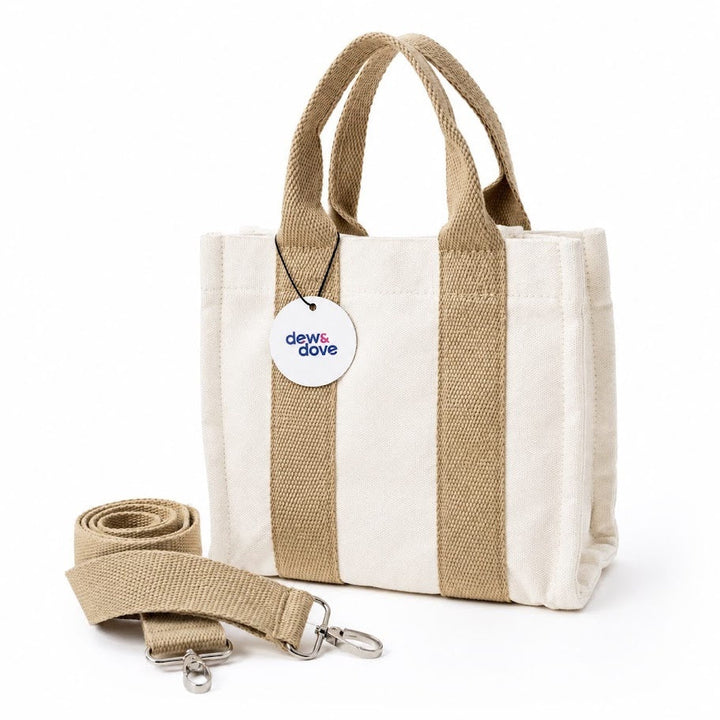 Kids Canvas Tote Bag with Detachable Shoulder Strap
