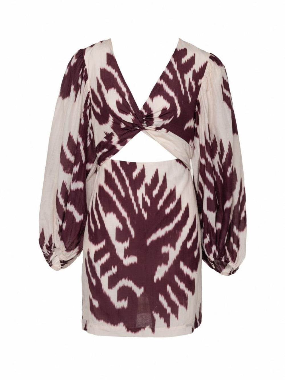 Diana Cut-Out Dress - Leaf - Dresses
