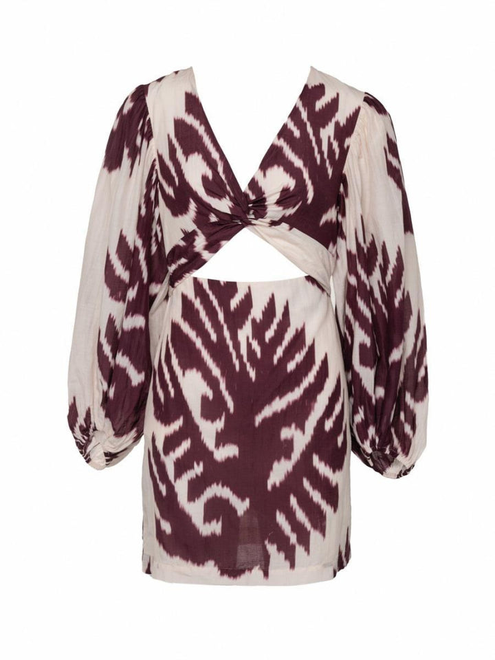 Diana Cut-Out Dress - Leaf - Dresses