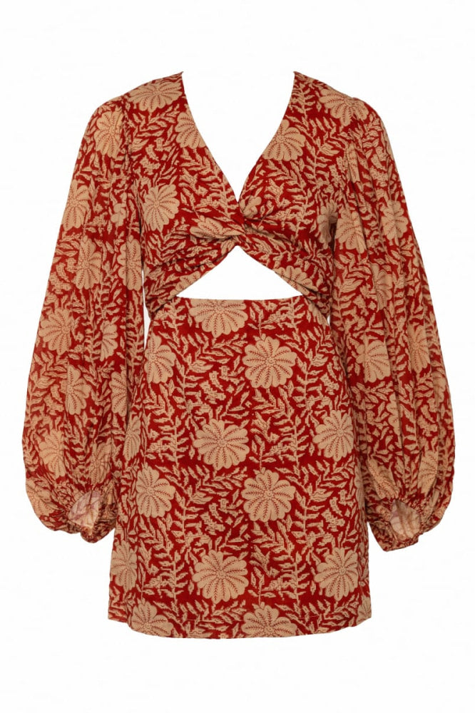 Diana Cut-Out Dress - Siena Flower - Dresses