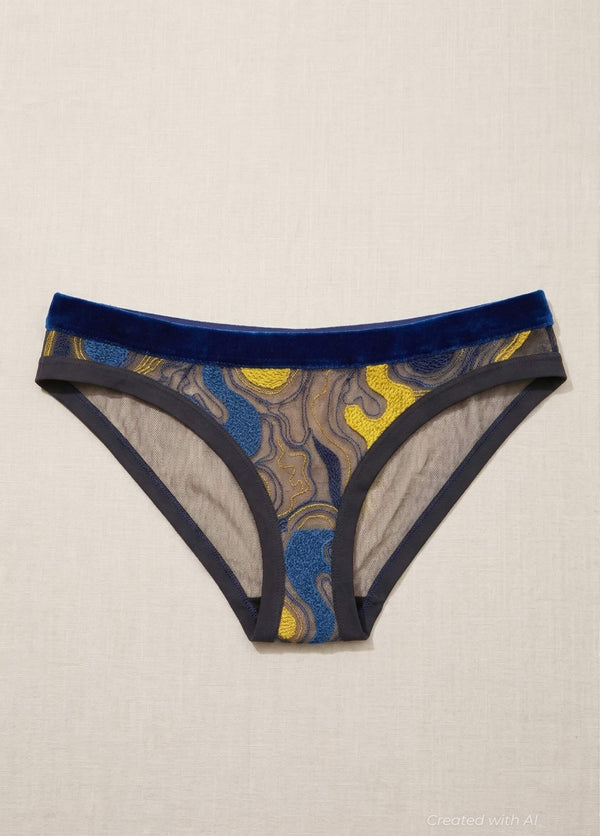 Differences = Value Brazilian Briefs - Navy & Amber - FINAL SALE - XXL - Underwear