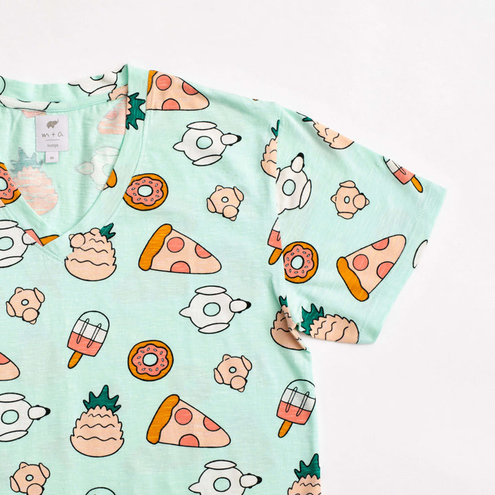 Adult V-Neck Tee - Pool Party