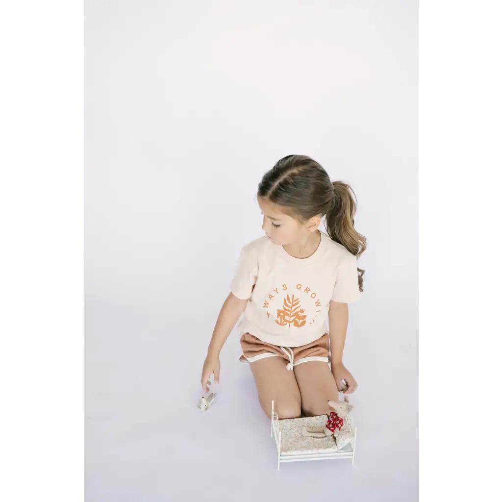 Always Growing Graphic T-Shirt - Peach
