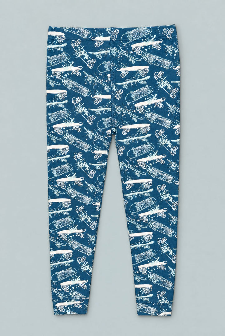 Big Kid Pajama S/S - Skateboards