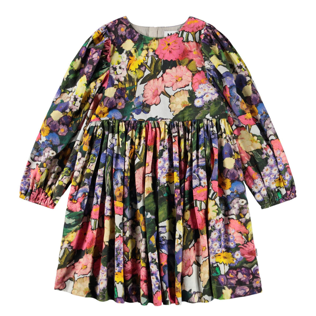 Cocos Dress Long Sleeve - Floral Impression