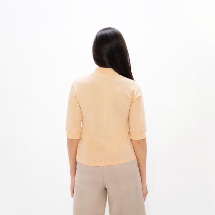 Doha High Neck - Desert Mist - Mockneck