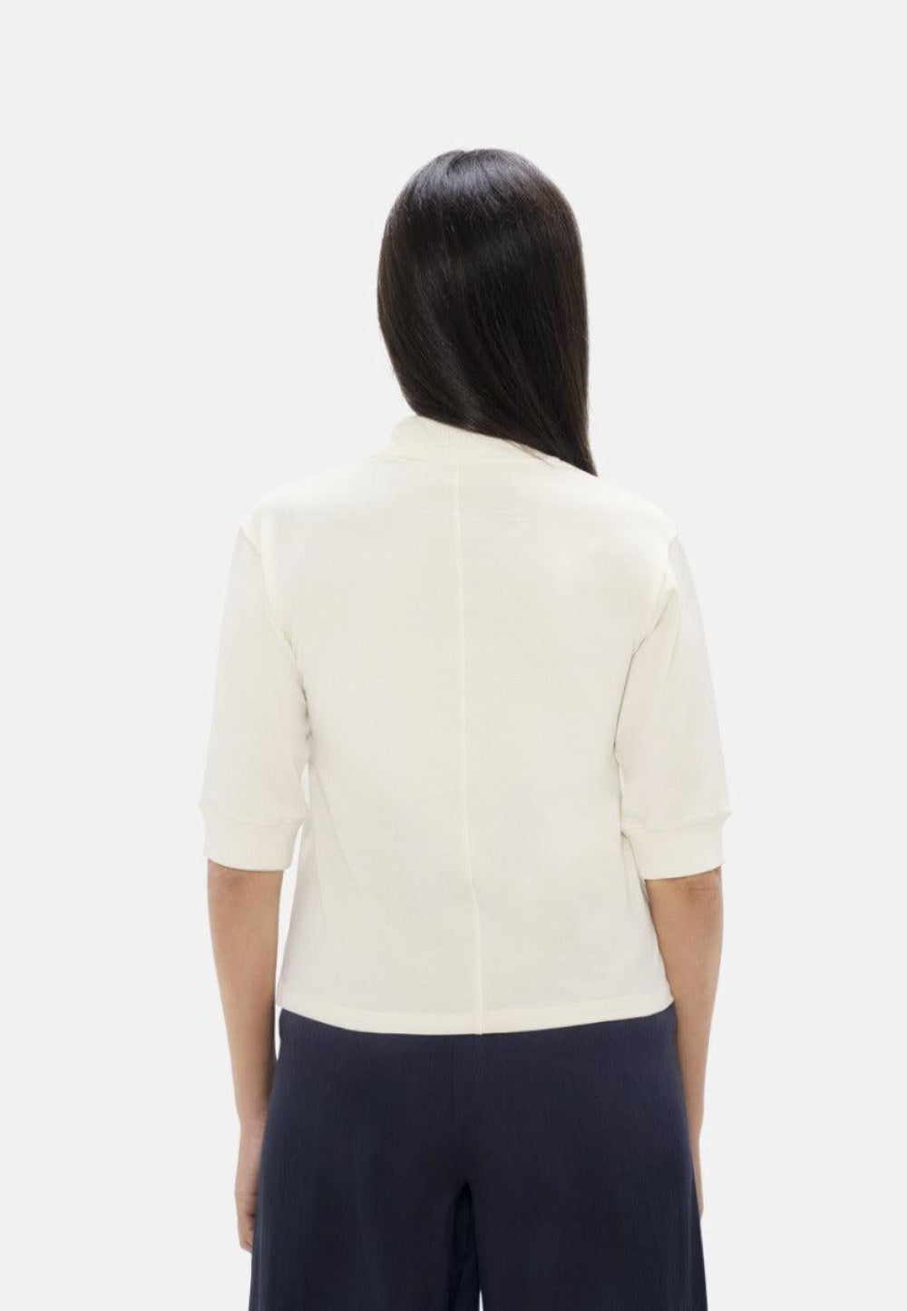 Doha High Neck - Powder - Mockneck