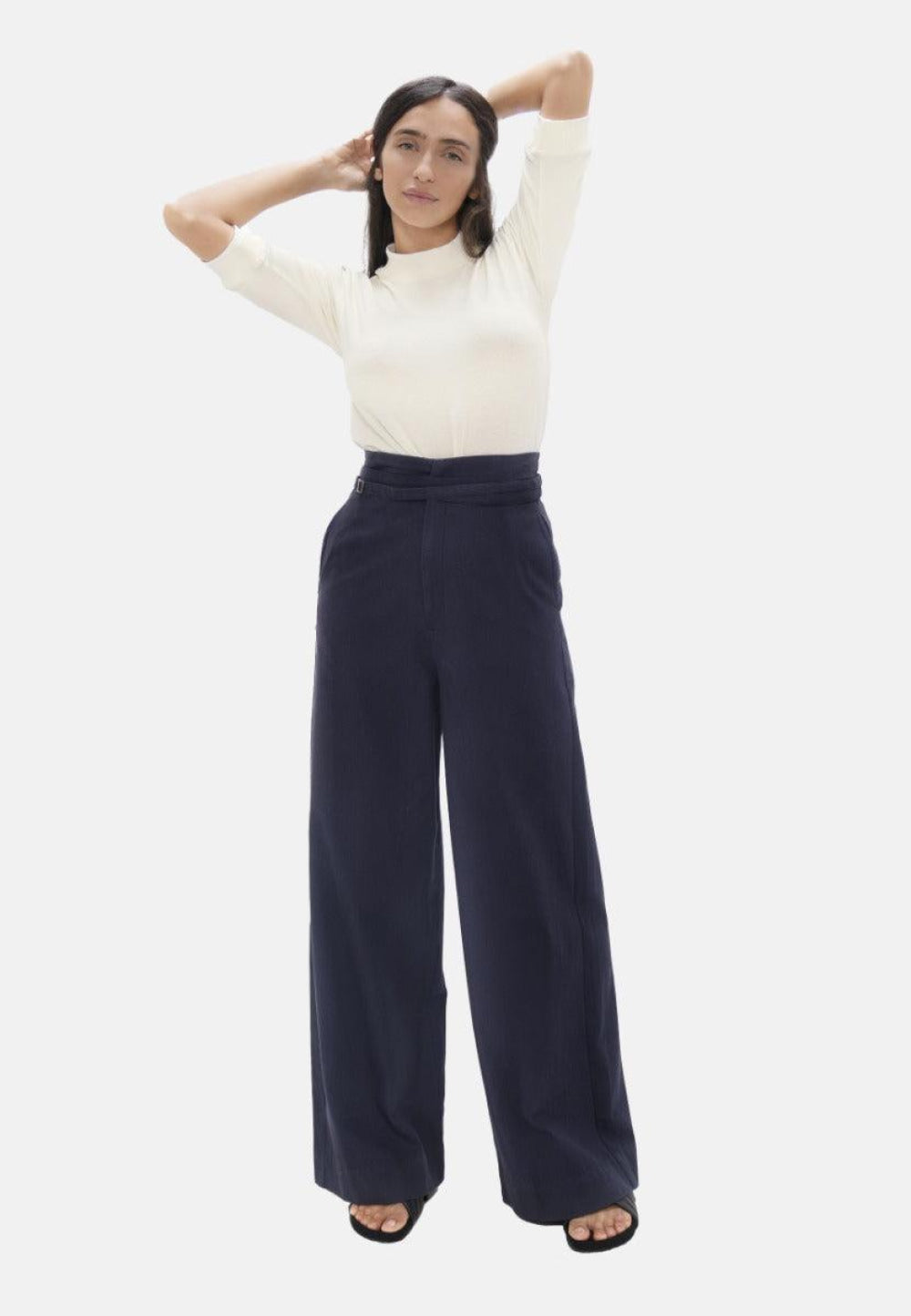 Doha High Neck - Powder - Mockneck