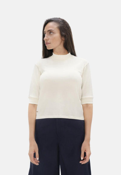 Doha High Neck - Powder - Mockneck