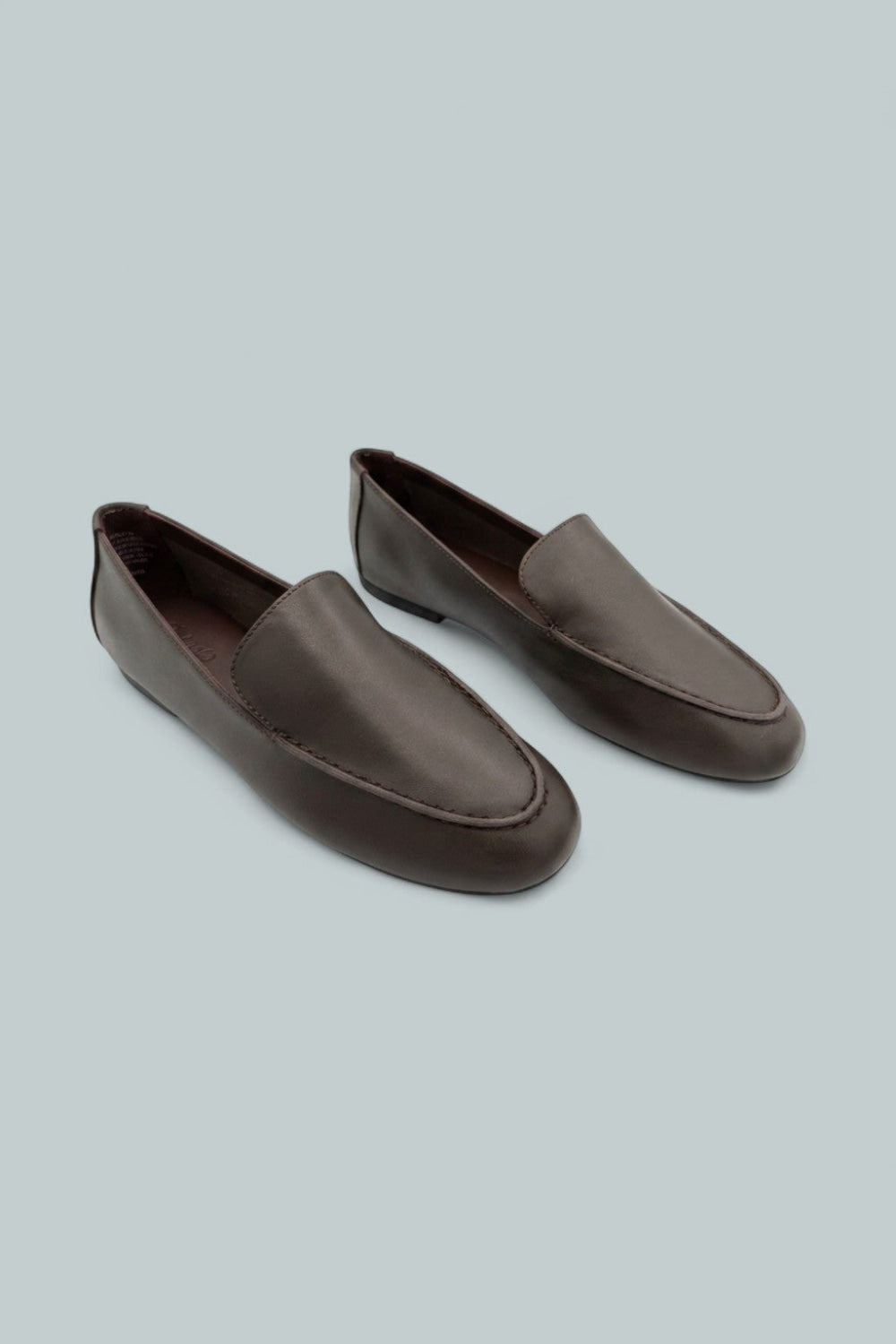 Dolli Glove Leather Loafers - Dark Carob - 7 - Loafers