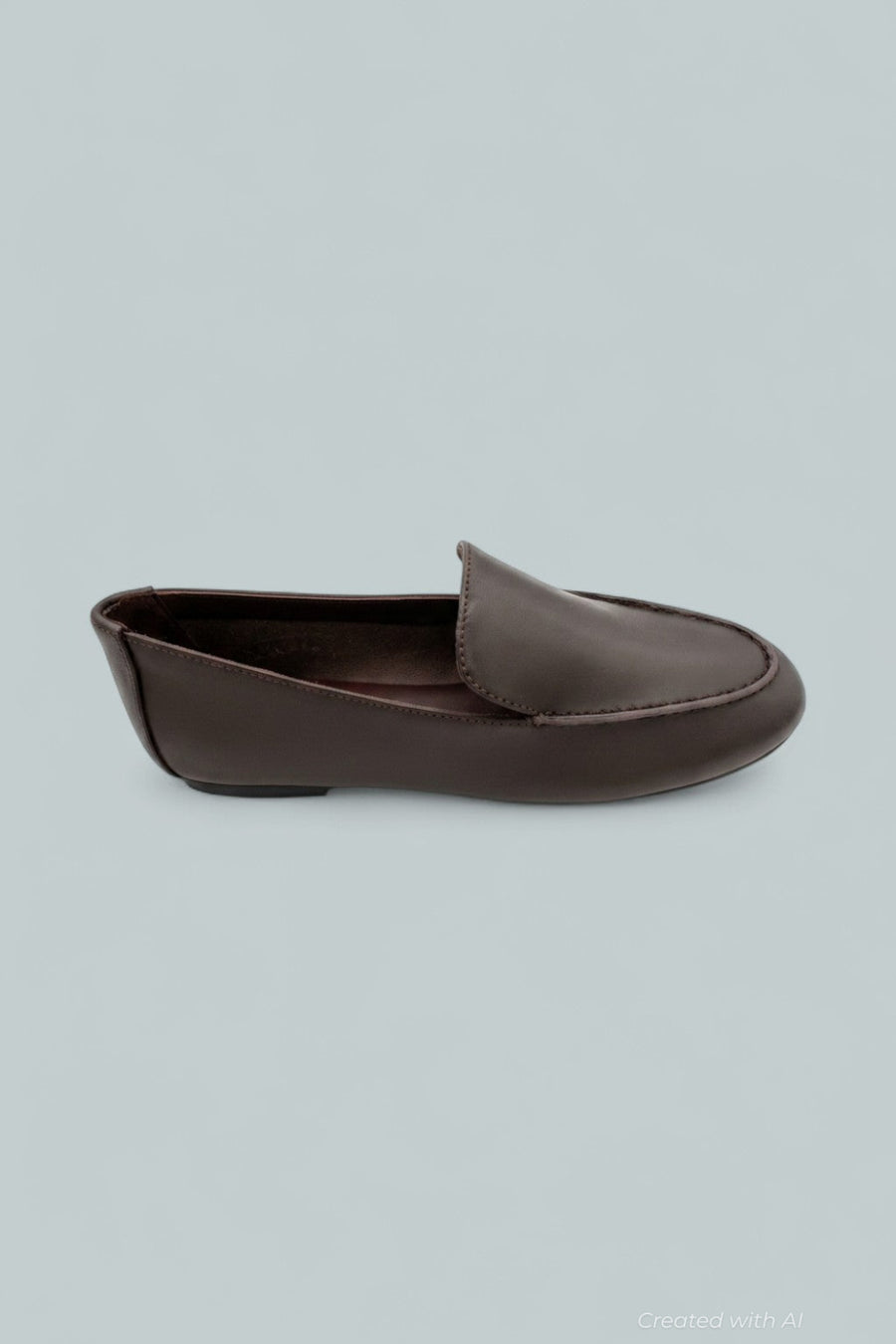 Dolli Glove Leather Loafers - Dark Carob - 7 - Loafers