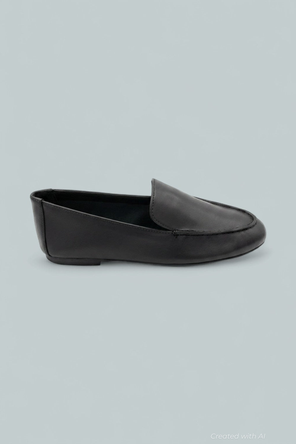 Dolli Glove Leather Loafers - True Black - 6 - Loafers