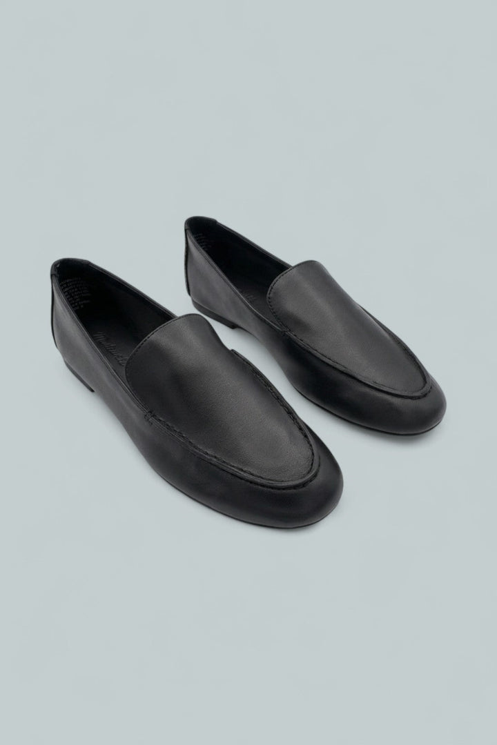 Dolli Glove Leather Loafers - True Black - 6 - Loafers