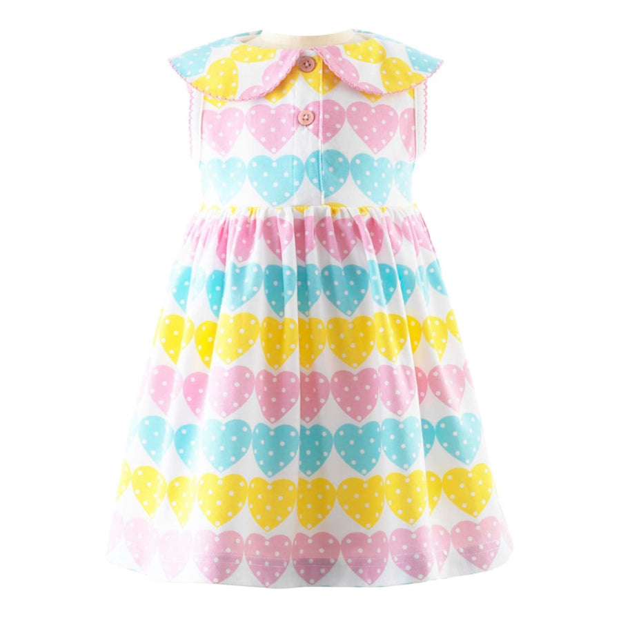 Dottie Heart Jersey Dress - 3m - dresses - baby