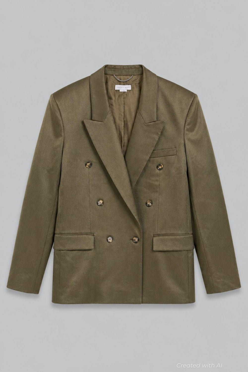 Double-Breasted Blazer - Khaki - 48 / US 12 / XL - Blazer