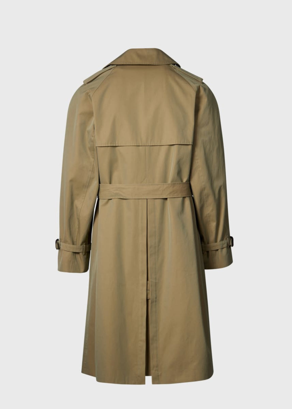 Double Breasted Raincoat - Olive - XXL (46) - Raincoat