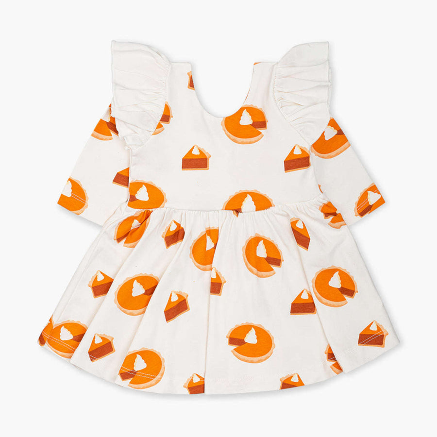 Double Ruffle Let’s Dance Dress - Pumpkin Pie - Dresses
