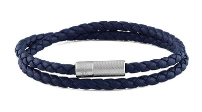 Double Wrap Pop Rigato Bracelet - Navy - Large - Bracelet